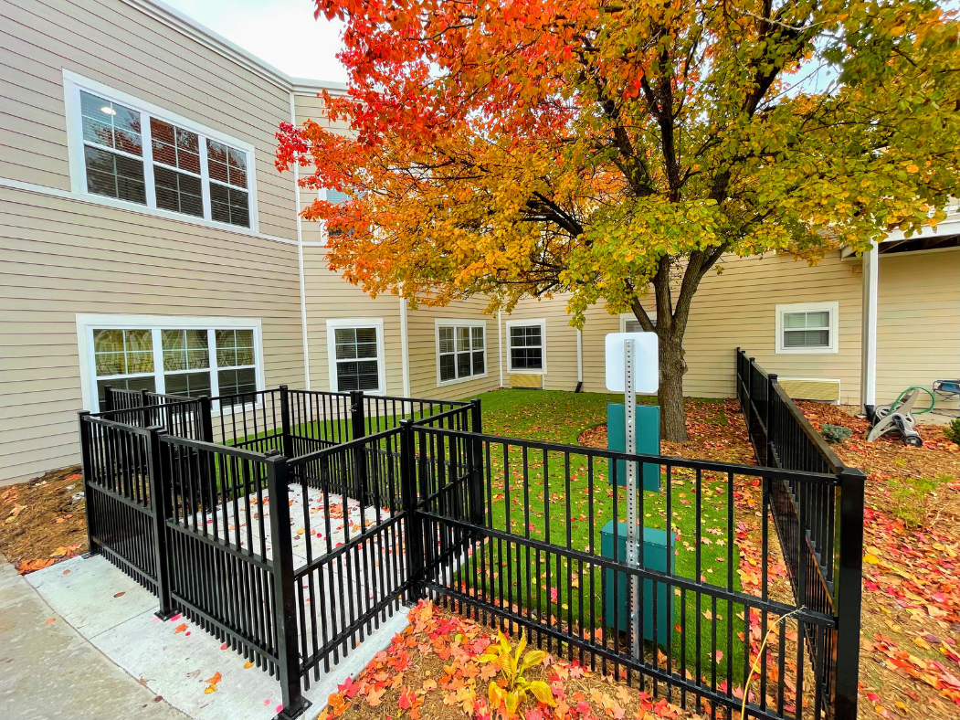 Dog Park at Parsons House Assisted Living and Memory Care